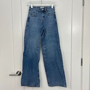 PacSun Size 22 Blue Jessie High Rise Baggy Wide Leg Jeans